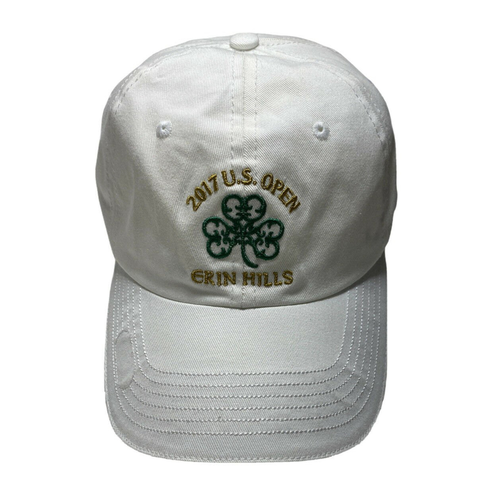 US OPEN GOLF HAT WHITE ERIN HILLS ADJUSTABLE STRAP USGA MEMBER BASEBALL
